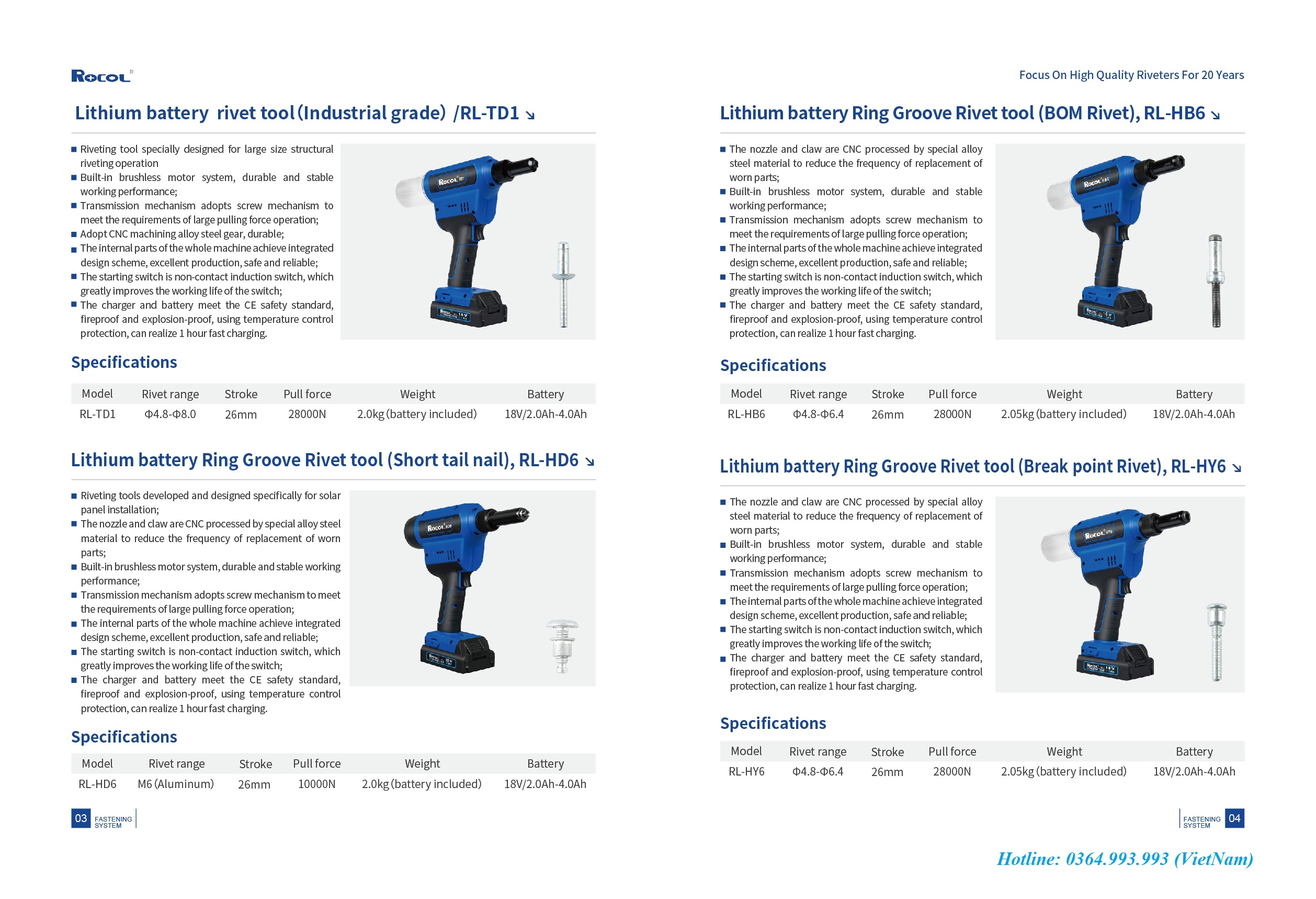 CATALOG SÚNG RÚT ỐC_SÚNG RÚT ĐINH RIVE_DỤNG CỤ BẮN ĐINH – Bulong Cường ...